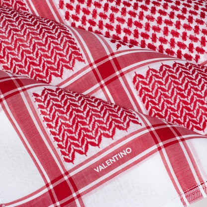 شماغ فالنتينو احمر كلاسيك Valentino