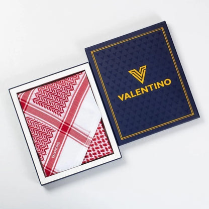 شماغ فالنتينو احمر كلاسيك Valentino